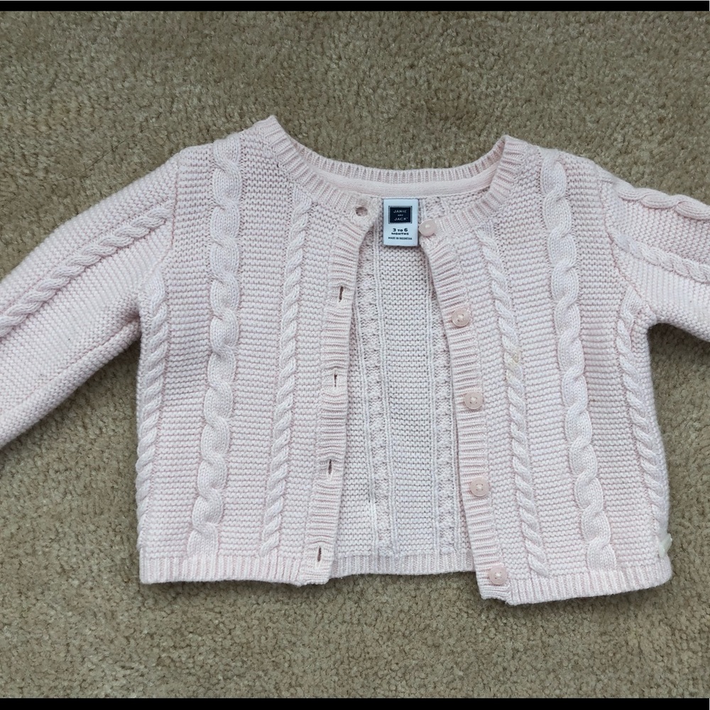 Janie and Jack cable-knit sweater